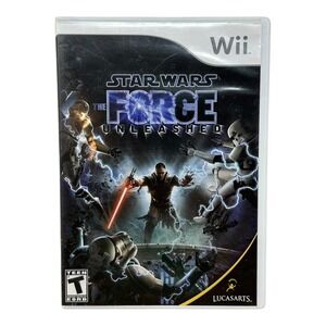 Star Wars The Force Unleashed - Nintendo Wii Game‎ Complete CIB Tested